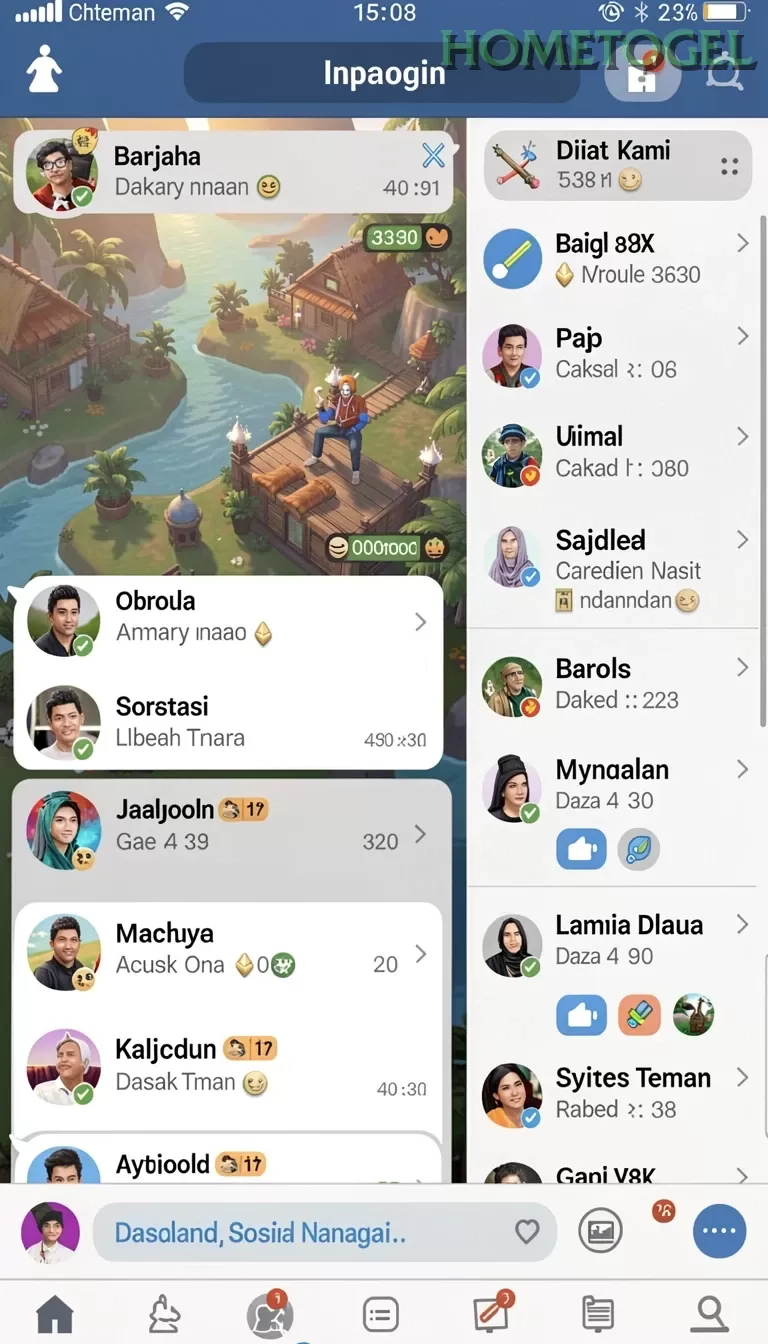 Cuplikan layar AYUWIN — halaman utama
