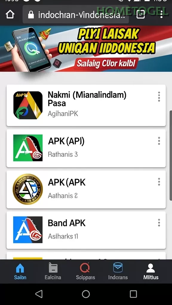Cuplikan layar H891 — pengaturan akun