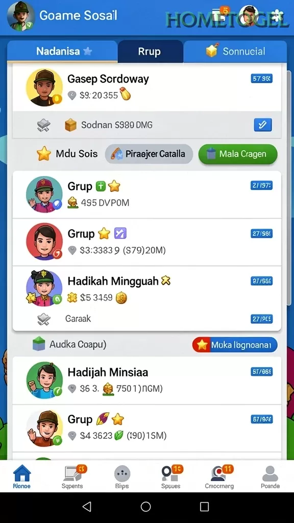 Cuplikan layar GIM999 — pengaturan akun